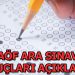 AÖF bahar dönemi ara sınav sonuçları açıklandı! AÖF bahar dönemi sınav sonuçları