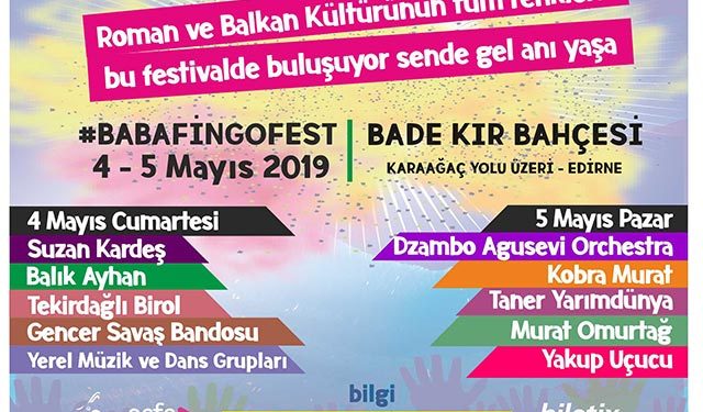 Baba Fingo Fest 4-5 Mayıs’ta Edirne’de