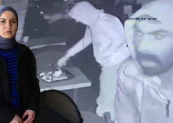 İstanbul’da bir garip olay! Önce masadaki yemeği yedi sonra kamerayı kırdı