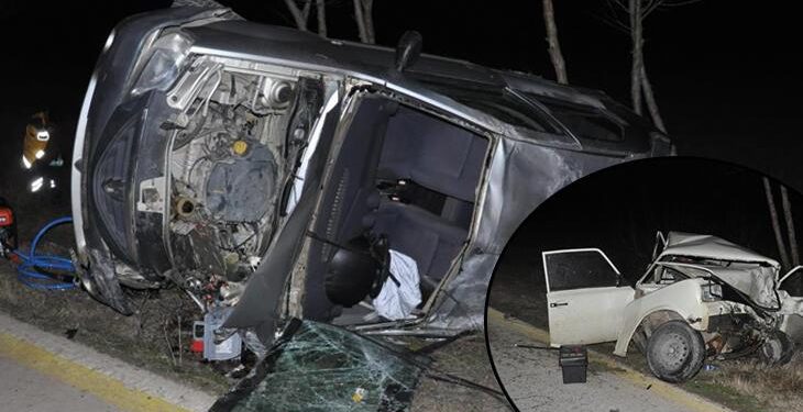 Tekirdağ’da trafik kazası: 4 ağır yaralı