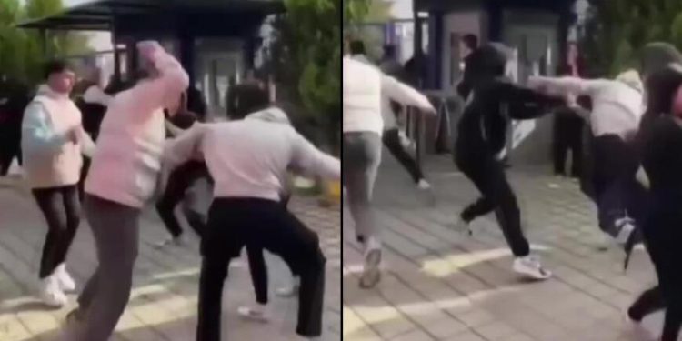 Tuzla’da liseli gençlerin tekmeli yumruklu kavgası! 2 kişi yaralandı