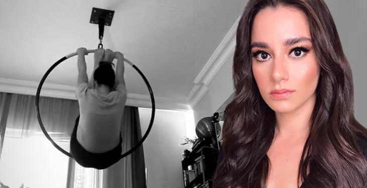 Ece Yaşar, çember içinde dans ederken yere kapaklandı!